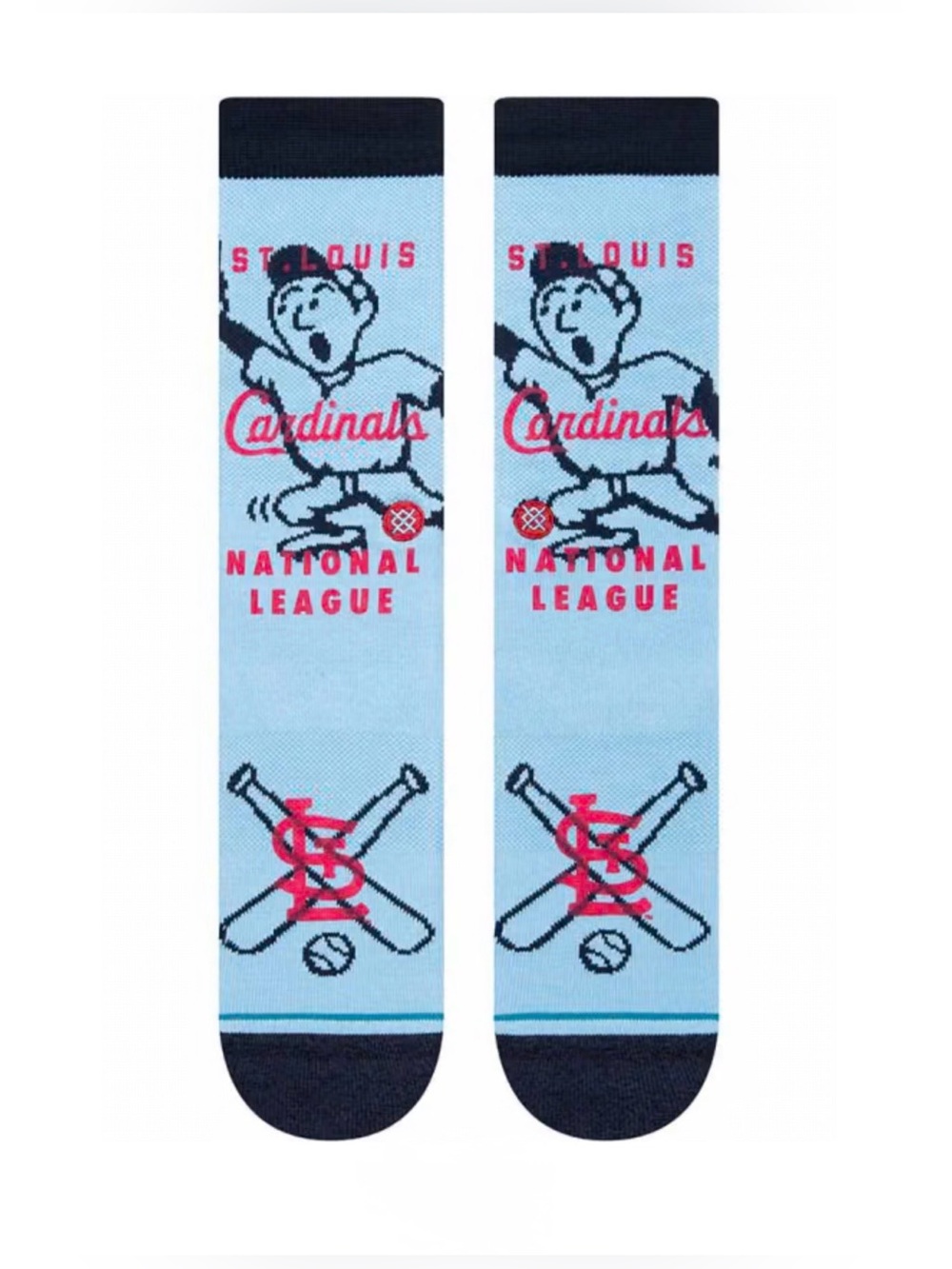 🧢 NEW🧢MLB Cardinals Hey Batter Socks - Picture 3 of 10